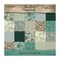 Idea-ology Double-Sided Cardstock 12"X12" 12/Pkg-Palette Collection: Teal
